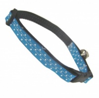 Nice Turquoise Spotty Cat Collar